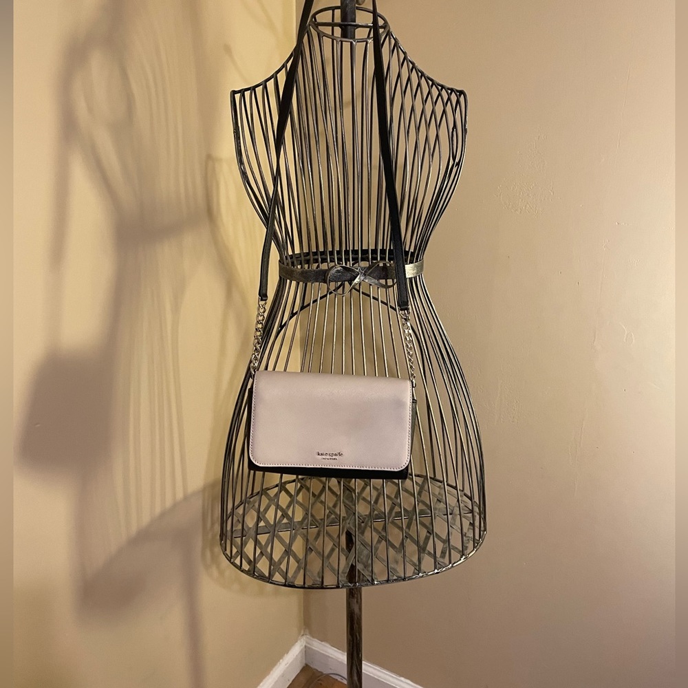 Kate Spade Tan and Black Crossbody Purse